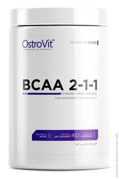  Ostrovit Extra Pure BCAA 2:1:1 400 g /80 servings/ Orange (000006423)