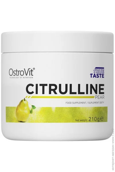 Амінокислота OstroVit Citrulline, 210 г Груша Амінокислота OstroVit Citrulline, 210 г Груша