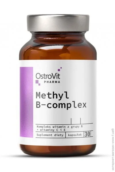    OstroVit Pharma Methyl B-Complex, 30 