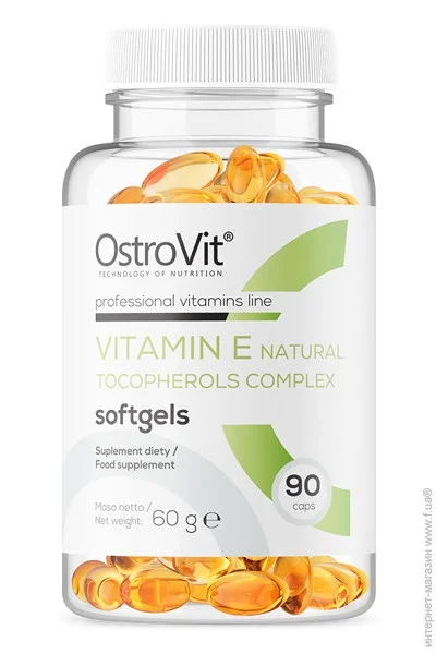 ³   OstroVit Vitamin E Natural Tocopherols Complex, 90 