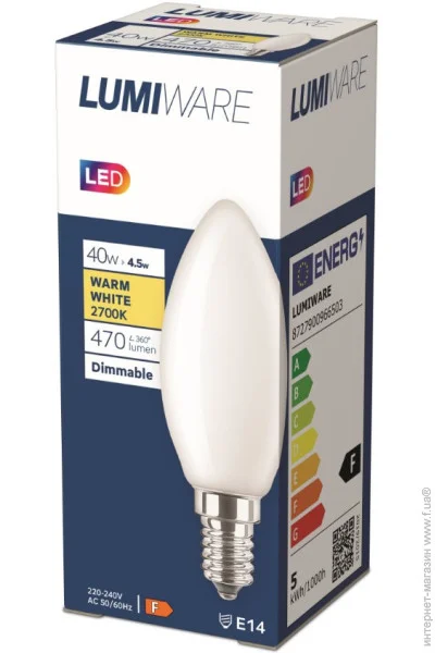   Philips   Lumiware B35 4,5  E14 2700  220-240   929001994162