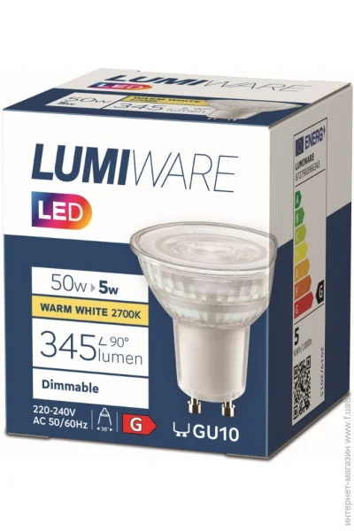   Philips   Lumiware MR16 5  GU10 2700  220-240   929001994762