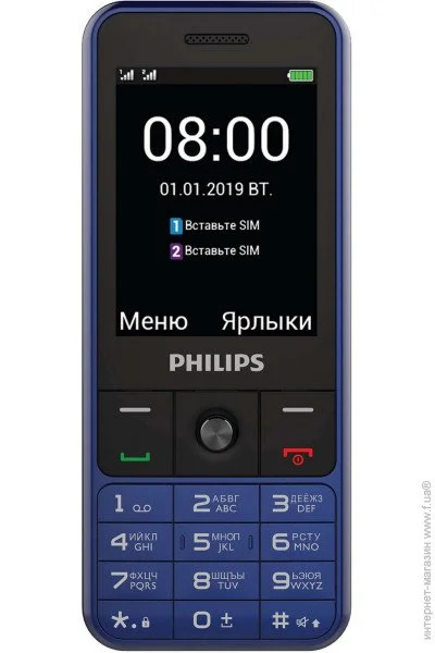  Philips Xenium E182 Blue