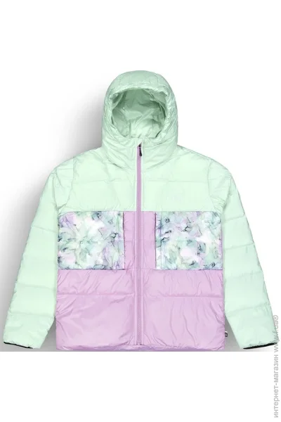 Picture Organic  Hi Puff Down W 2025 Green/Pink L (1012-SWT0164A-L)