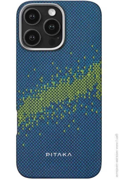  Pitaka Tactile Woven Case StarPeak MagEZ Lumintex Edition for iPhone 16 Pro Milky Way Galaxy (KI1603PMYG)