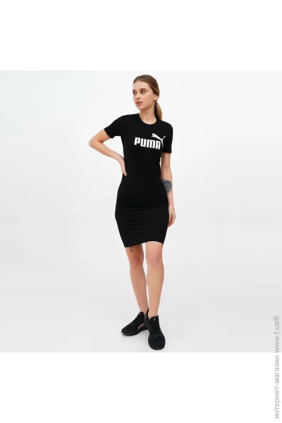 Puma ESS Slim Tee Dress (848349-01-XS)