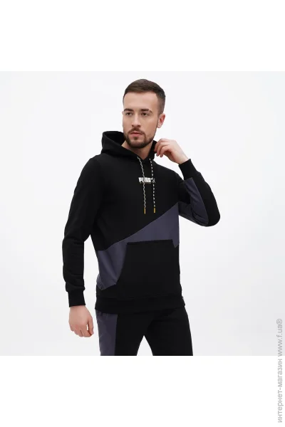  Puma INTERNATIONAL MEN'S HOODIE (531576-01-S)