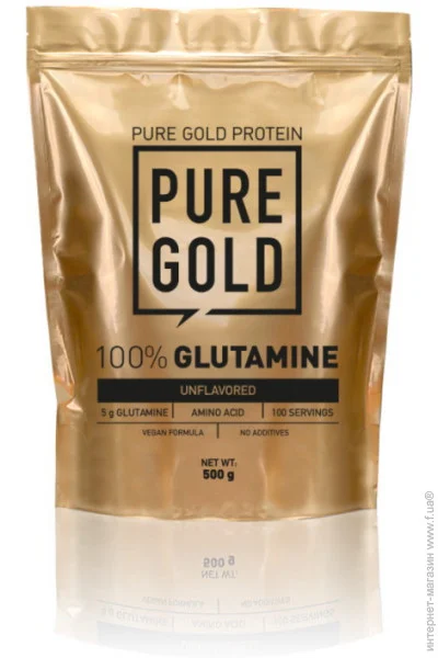 Аминокислота Pure Gold Protein 100% L-Glutamine, 500 грамм Аминокислота Pure Gold Protein 100% L-Glutamine, 500 грамм