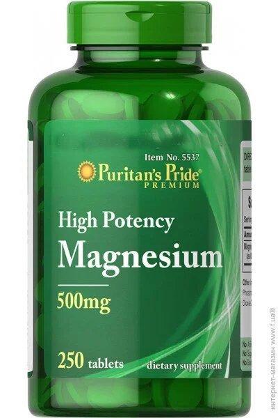 Puritan's Pride ³ Magnesium 500 mg 250  (4384301604)