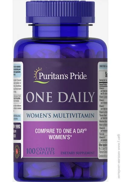 Puritan's Pride  One Daily Women"s Multivitamin 100  (4384301457)