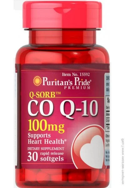 Puritan's Pride  Q-SORB Co Q-10 100 mg 30  (4384301400)