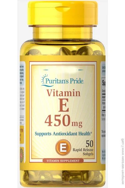 Puritan's Pride  Vitamin E-1000 IU 50  (4384301697)