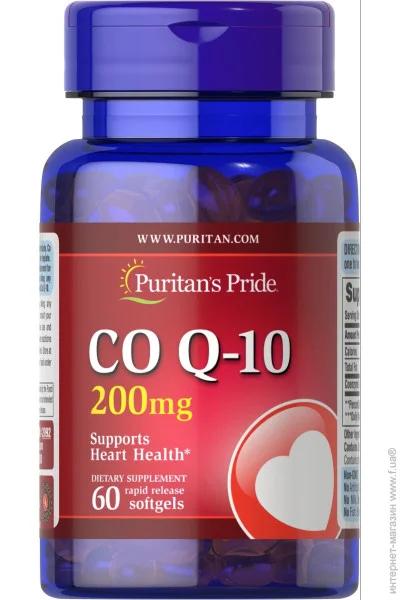 ³ Puritan's Pride  Puritan's Pride Co Q-10 200 mg (Q-SORB) 60 Softgels (00000040164)