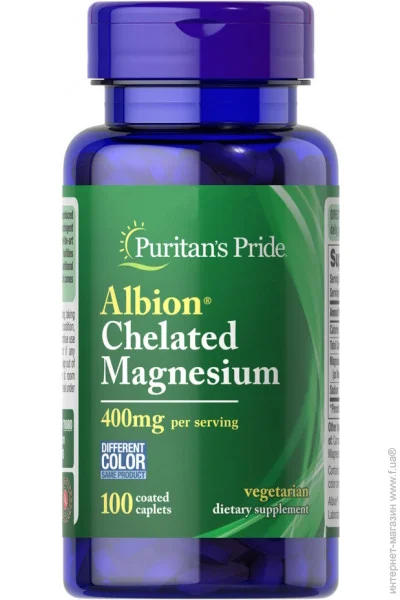 ³   Puritan's Pride Magnesium Chelated 400 mg, 100 