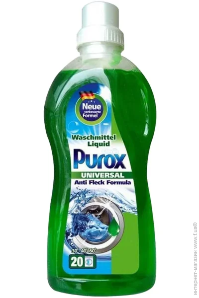 Гель для прання Purox Universal 1000 мл (4260418931679) Гель для прання Purox Universal 1000 мл (4260418931679)