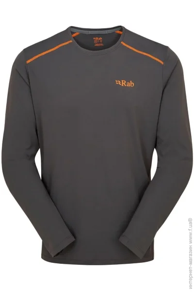 RAB Force LS Tee      (Graphene, L) (QBL-07-GRH-LRG)