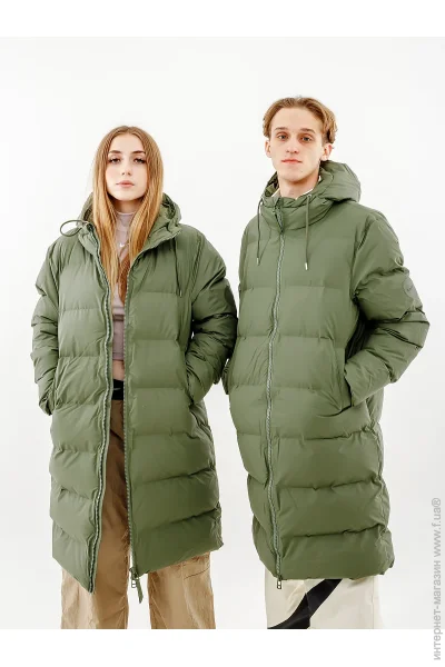  Rains Jackets (1507-OLIVE-L/XL)