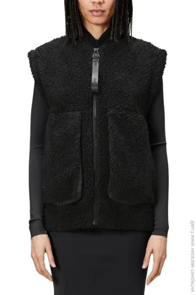  Rains   Kofu Fleece Bomber Vest T1  L (7d18860-01 L)
