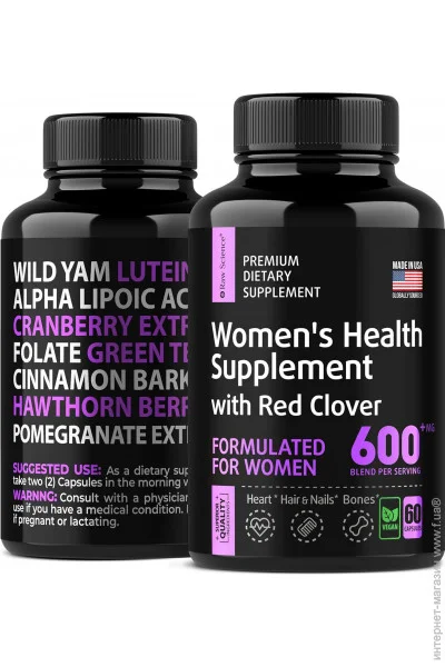 Вітаміни Raw Science Преміальні жіночі мультивітаміни Womens Multivitamin 60 капсул Вітаміни Raw Science Преміальні жіночі мультивітаміни Womens Multivitamin 60 капсул
