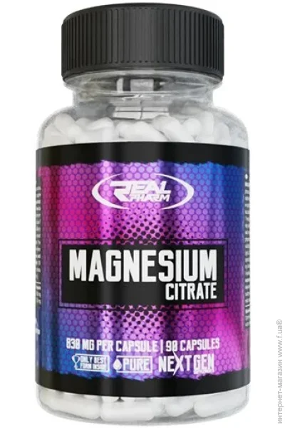 Realpharm   Real Pharm Magnesium Citrate 830 mg, 90  (CN16841)