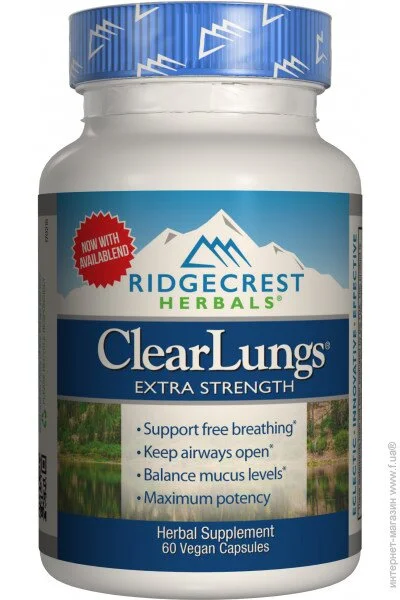         Clear Lungs RidgeCrest Herbals 60  