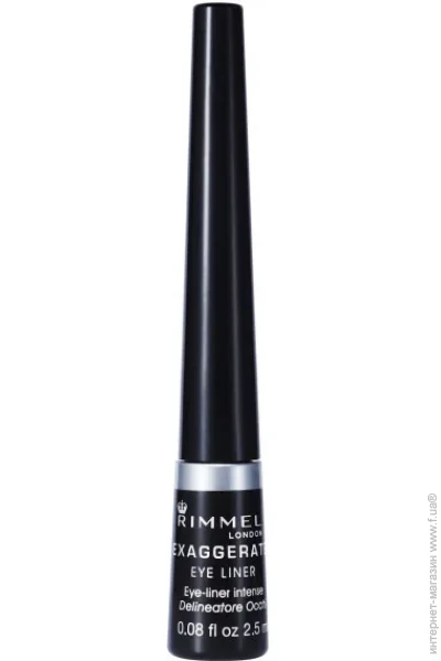 Rimmel London EXAGGERATE EYE LINER  / (01-Black), 2.5  (5012874101009)