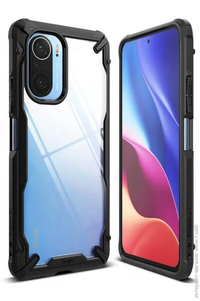  Ringke Fusion X for Xiaomi Redmi K40/K40 Pro/K40 Pro+/Poco F3/Mi 11X/Mi 11i Black (RCX4976)