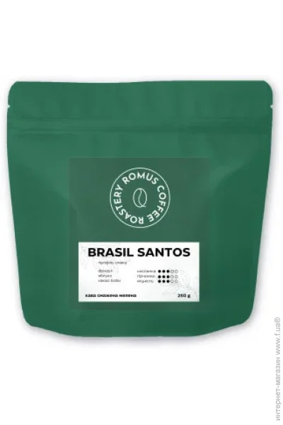 Кофе Romus Brasil Santos молотый, 250 г Кофе Romus Brasil Santos молотый, 250 г