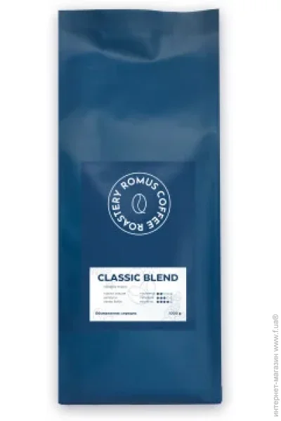 Кофе Кава Romus Classic Blend в зернах 1 кг Кофе Кава Romus Classic Blend в зернах 1 кг