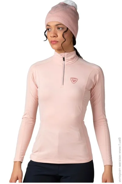 Rossignol   Classique 1/2 Zip 2024 M Powder Pink (1092-3607684423322)