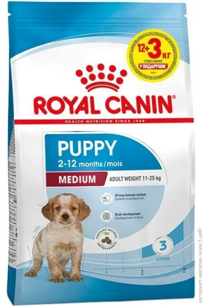   Royal Canin      Medium Puppy 12 