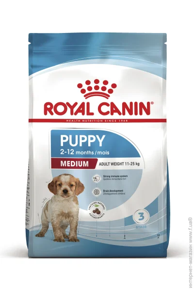   Royal Canin MEDIUM PUPPY 4 