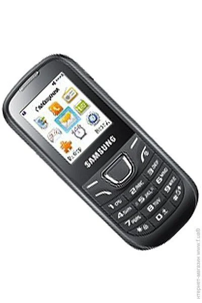  Samsung E1225 Duos Black