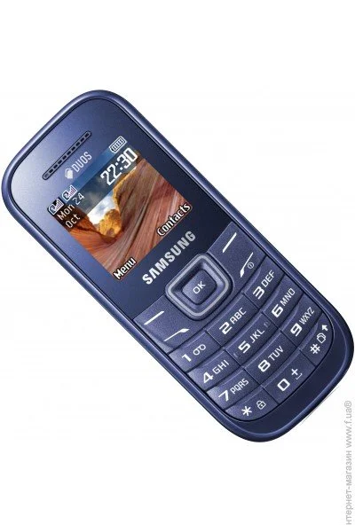 Телефон Samsung E1202 Duos Indigo Blue Телефон Samsung E1202 Duos Indigo Blue
