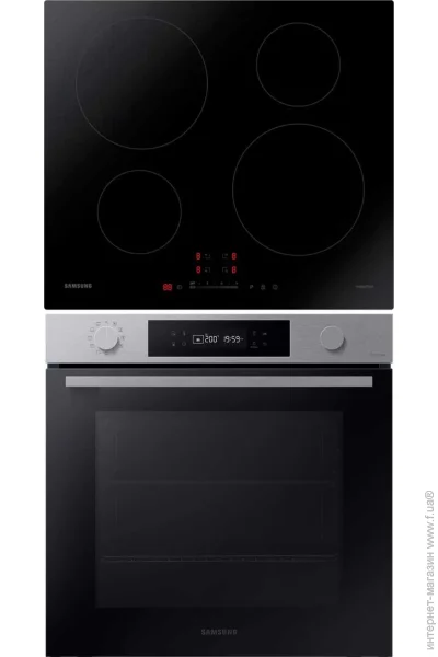 Комплект встройки Samsung Комплект встраиваемой техники духовой шкаф NV7B4125ZAS/WT +  варочная индукционная поверхность NZ64H37070K/WT Комплект встройки Samsung Комплект встраиваемой техники духовой шкаф NV7B4125ZAS/WT +  варочная индукционная поверхность NZ64H37070K/WT