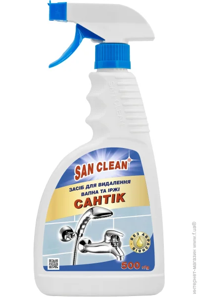 Средство для удаления ржавчины San Clean Сантик с распылителем 0,5 л Средство для удаления ржавчины San Clean Сантик с распылителем 0,5 л