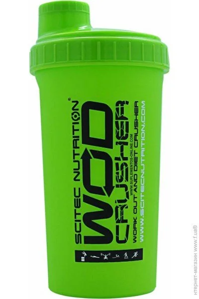 Шейкер Scitec Nutrition Wod Crusher 700мл, салатовый Шейкер Scitec Nutrition Wod Crusher 700мл, салатовый