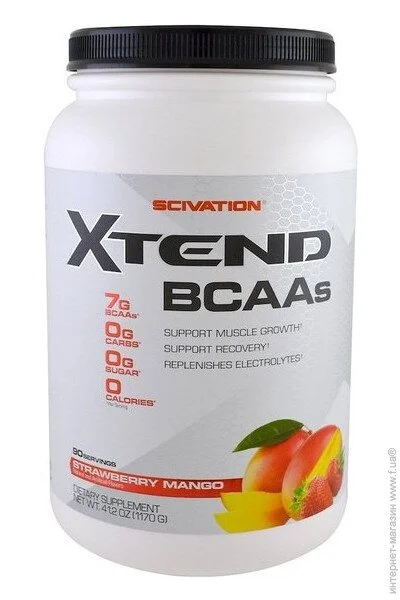  Scivation Xtend BCAAs 1228 g /90 servings/ Strawberry Kiwi (000006619)