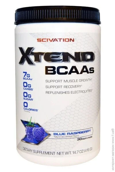  Scivation Xtend BCAAs 416 g /30 servings/ Blue Raspberry (000006629)