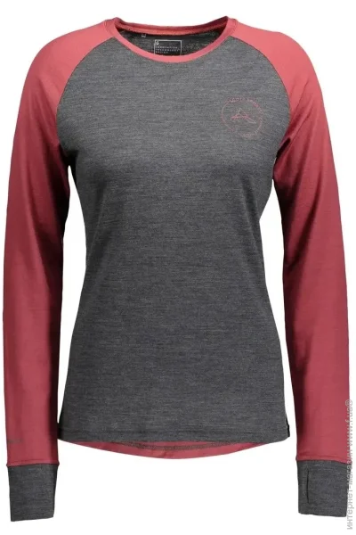 Scott  W Defined Merino Red/Dark Grey S (1081-277793.7052.006)