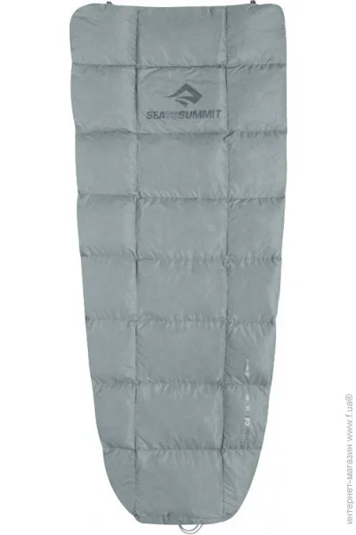 Sea to Summit Cinder CdII Quilt - (Pale Grey, Regular) (STS ACD2-R)