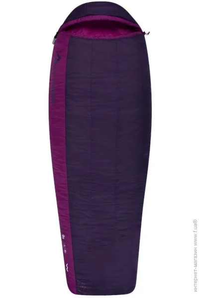  Sea to Summit Quest QuII Women"s Long 2019 Right Zip   (Blackberry/Grape, Long) (STS AQU2-WL)
