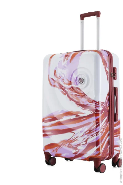 Semi Line 28 L White/Red Print (T5654-3)