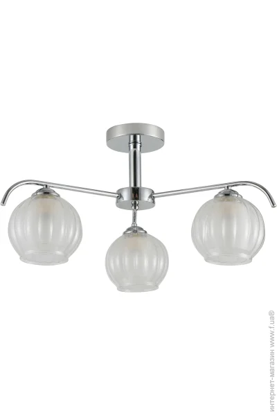 Sensio Люстра стельова Aquarius 3x40 Вт E27 білий/хром ALG-07488/3 Sensio Люстра стельова Aquarius 3x40 Вт E27 білий/хром ALG-07488/3