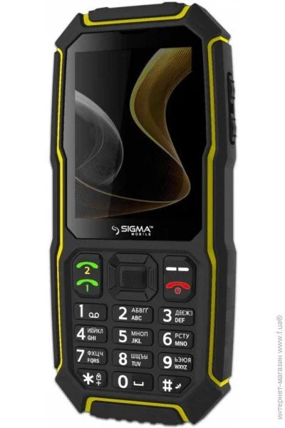  Sigma Mobile X-treme ST68 Black/Yellow