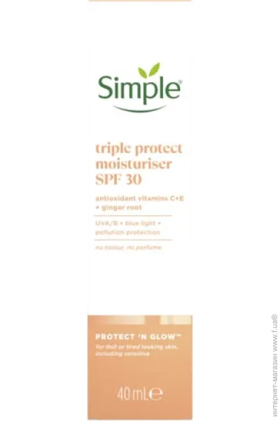 Simple  protect&glow    SPF30 40  (8717163866900)