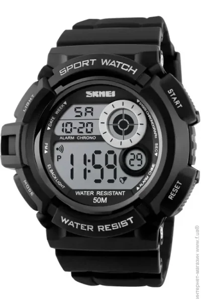Skmei   1222 Black, 1222BK (17091)