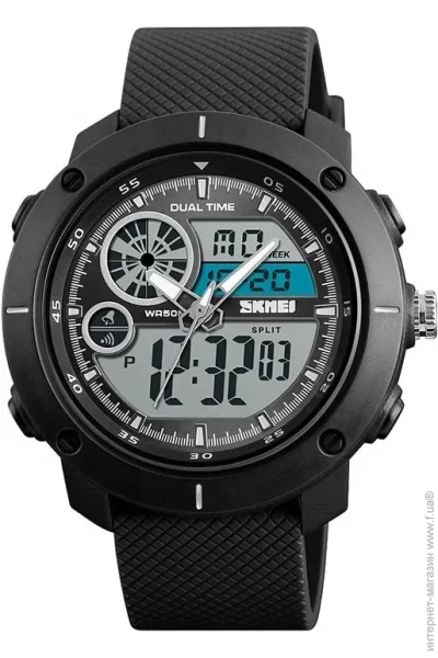 Skmei    1361 Black, 1361BK (17142)