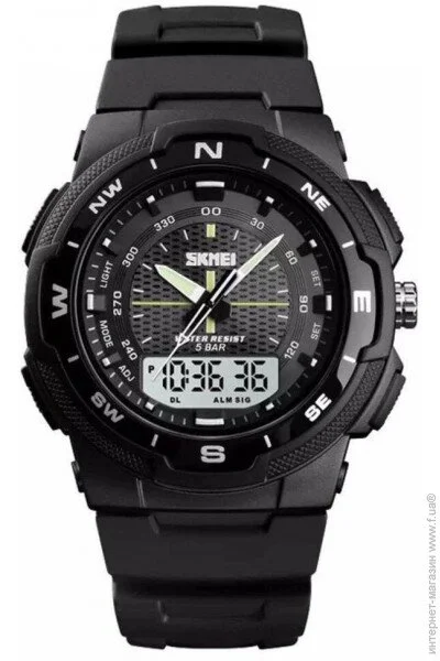 Skmei    1454 Black - White (12382)