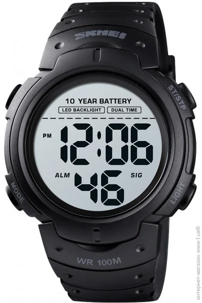 Skmei    1560 Black, 1560BK (12303)